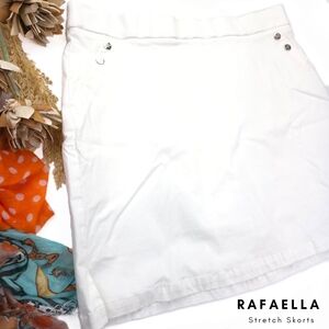 New Rafaella White Performance Skort Sz L